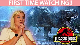 JURASSIC PARK 1993  MOVIE REACTION  FIRST TIME WATCHING [upl. by Ahseki]