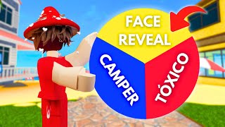 FACE REVEAL😱 HACIENDO LO QUE DIGA LA RULETA en MM2  Kevin Roblox [upl. by Durman]