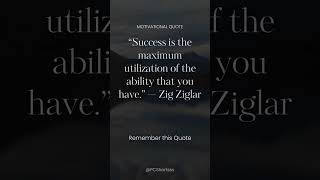 Motivational Quote from Zig Ziglar motivation shortsclip success quote shorts [upl. by Asihtal206]