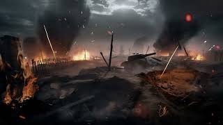 Youre Sleeping in the Trenches  WW1 Distant Battle Ambience [upl. by Idet]