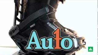 2011  2012 K2 Ever AUTO snowboard binding  super light and fast [upl. by Nich]