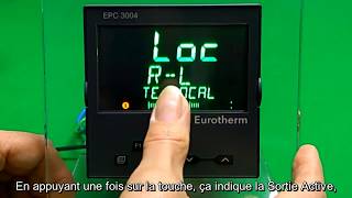 Régulateur programmable EPC3000  Utiliser la face avant [upl. by Geraint]