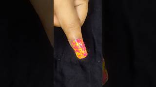 Marble Nailart With Toothpick 🥰💅 nailart shortsvideo viralshort shorts [upl. by Salome528]