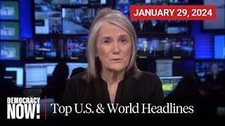 Top US amp World Headlines — January 29 2024 [upl. by Idnerb711]