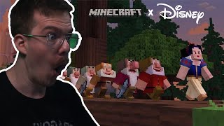 🏰 Die GEHEIME Mission von Schneewittchen 🧙‍♀️ Minecraft Disney Worlds of Adventure [upl. by Anyar]