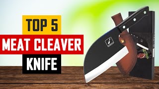 Top 5 Best Meat Cleaver Knife in 2024  Meat Cleaver Knife on Amazon [upl. by Isidora]