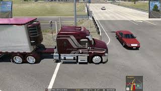 American Truck Simulator  Ruda Freightliner Cascadia  Ruda Reefer  Cat C15 MXS by SB [upl. by Einaeg]