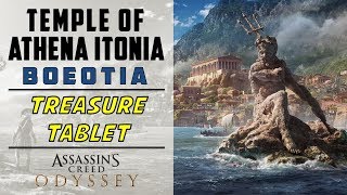 Temple of Athena Itonia Boeotia  Loot Treasure amp Ancient Tablet Location  AC ODYSSEY [upl. by Anaili103]