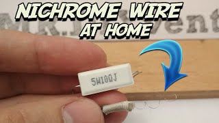 Nichrome wire at home [upl. by Enida]