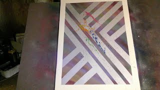 Homemade Abstract Art DIY [upl. by Ayeki]