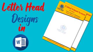 School Letterhead Format in Microsoft Word [upl. by Ebneter]