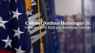 Colonel Nathan Hunsinger Jr Veteran and Military Services Center [upl. by Oiromed428]