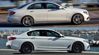 2017 BMW 5 Series Vs 2017 Mercedes EClass Overview [upl. by Aes]