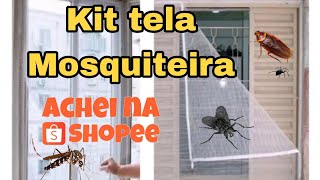 Achei na shopeeKit Tela mosquiteira anti insetosFacil instalaçao [upl. by Norwood]