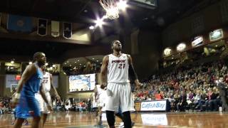 April 5 2014 Skyforce need extra minutes to secure home court advantage [upl. by Rickart]