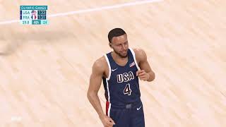 USA vs FRANCE FULL GAME HIGHLIGHTS  2024 Paris Basketball Olympic Games Highlights Today 2K24 [upl. by Pasahow]