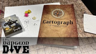 Cartograph  discover a land draw a map have an adventure solo RPG  journaling game [upl. by Merl]