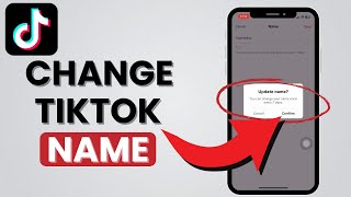 How To Change Name On TikTok iOS amp Android [upl. by Atenaz438]