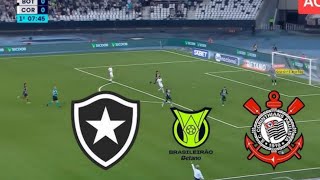 BOTAFOGO X CORINTHIANS SÉRIE A [upl. by Sholeen]