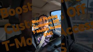 Boost Mobile To Push Customers Off TMobile Access SIMS telecommunity boostmobile shorts [upl. by Meelak]