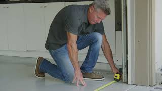 How To  Installing A Garadry Garage Door Threshold Seal [upl. by Nwonknu]