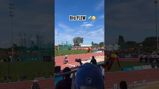 Doing a front flip on a long jump 🤯👀 [upl. by Nauqe]