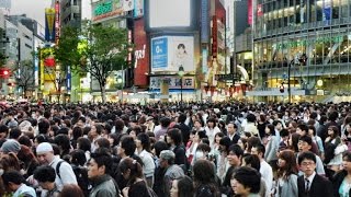 The famous Shibuya crossing  90 seconds [upl. by Annirak]