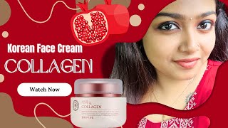 കിടിലം Result😱 Korean Face Cream  Collagen  Maalavika’s Space [upl. by Yleoj]