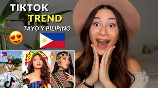 Tayoy Pilipino  Panalo  Ez Mil  TikTok TREND Compilation  Half FILIPINA REACTION [upl. by Amaerd25]