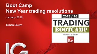 Trading Boot Camp with IG session 7  New Year Trading Resolutions [upl. by Anailli]