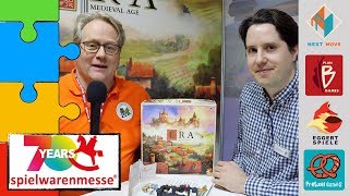 Spielwarenmesse Nürnberg 2019  PlanB  Eggertspiele Next Move Pretzel Games [upl. by Inol]