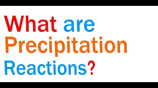 What are Precipitation Reactions  Chemical Reactions amp Equations Class 10th CBSE Exam [upl. by Hieronymus]