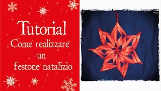 Come realizzare un festone natalizio [upl. by Arytahs]