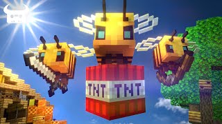 MINECRAFT BEES RAP  quotBusy Buzzy Beesquot  Animated Music Video [upl. by Hartmann]