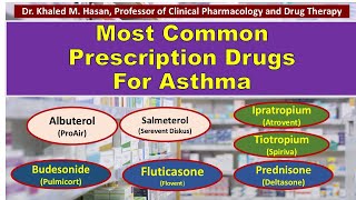 Most Common Drugs for Asthma and COPD [upl. by Sorgalim]