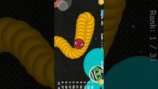 Worms zone game cacing 🐍 Superhero Spiderman 🐍 gamecacing wormszoneio snakegame shorts 170 [upl. by Santini806]