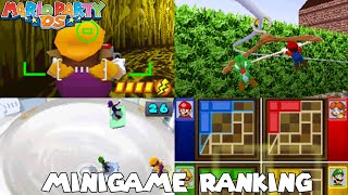 Mario Party DS  Full MiniGame Rankings [upl. by Aohsoj]