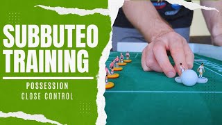 Subbuteo Training  Possession  Close control with the ball [upl. by Ecenahs]