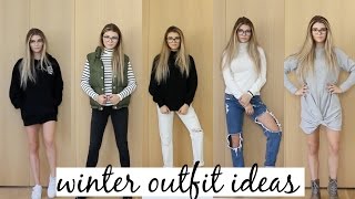 WINTER OUTFIT IDEAS  LOOK BOOK 2016 ft GLASSES [upl. by Parrott]