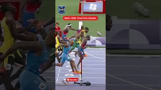 quotParis 2024 Mens 100m Final Noah Lyles Wins GOLD  YoYoHoneySingh TSeries quot [upl. by Noyek]