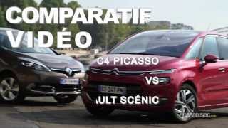 Comparatif Citroën C4 Picasso  Renault Scénic [upl. by Raveaux560]