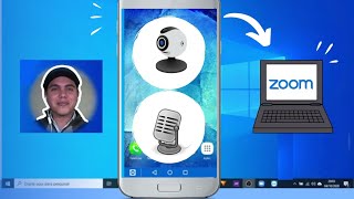 Como usar o CELULAR como WEBCAM e MICROFONE no ZOOM [upl. by Eisle]