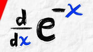 Derivative of ex with Chain Rule  Calculus 1 Exercises [upl. by Tletski674]