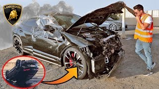 COMO COMPRAR SUPER AUTOS ACCIDENTADOS EN DUBAI  LAMBORGHINI URUS 2019 [upl. by Ernaline]