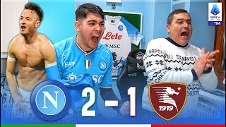 RIBALTATA NAPOLISALERNITANA 21  LIVE REACTION NAPOLETANI [upl. by Lathrop11]