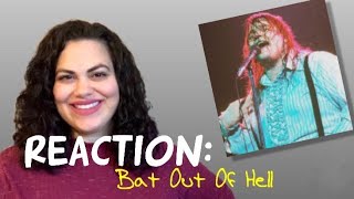 SINGER REACTS toMeat Loafs quotBat out of hellquot [upl. by Jacoby]