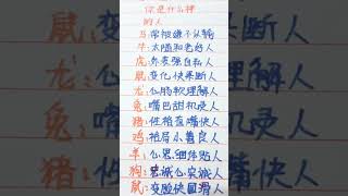 十二生肖你是什么样的人 music 生肖 生肖运势 [upl. by Sonitnatsok]