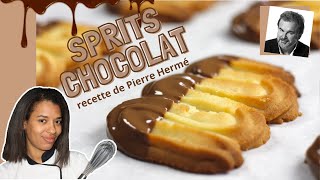 Sprits de Pierre Hermé ou sablés viennois recette super facile [upl. by Euqinamod]