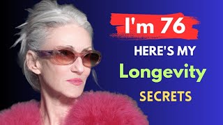 Linda Rodins 76 yearold Model Anti aging tips secrets  Linda Rodins DIET and SKINCARE Routine [upl. by Eusebio940]