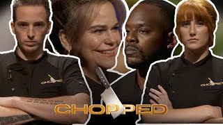 Chopped Ube Cheesecake Abalone Veggie Crisps  Full Episode Recap  S54 E12  Food Network [upl. by Sanoj3]